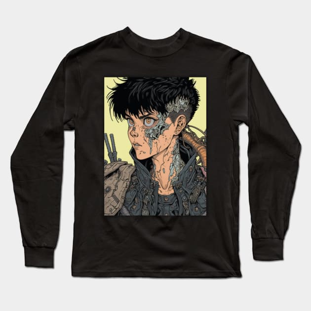 Anime Character Original Long Sleeve T-Shirt by Anime Character Manga